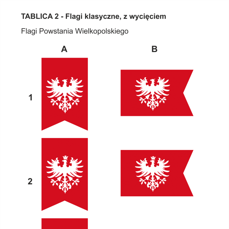 Powstanie Wielkopolskie- flagi